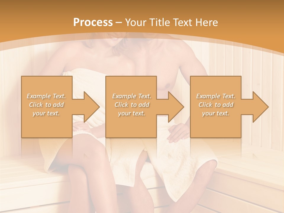 Blond Heat Spa PowerPoint Template