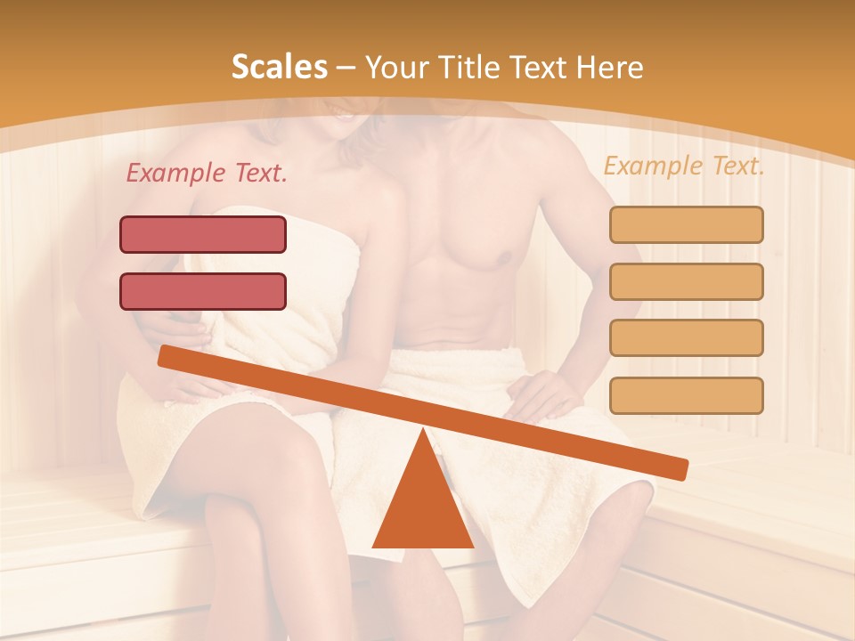 Blond Heat Spa PowerPoint Template