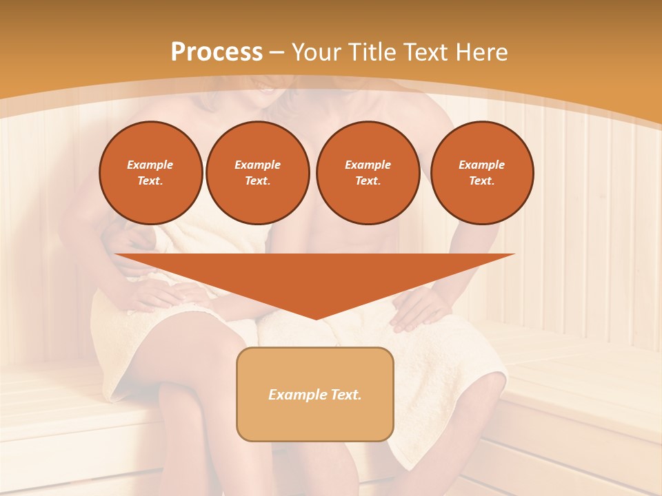 Blond Heat Spa PowerPoint Template