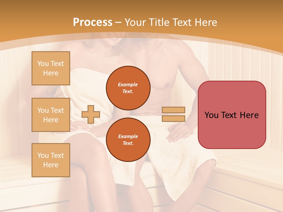 Blond Heat Spa PowerPoint Template