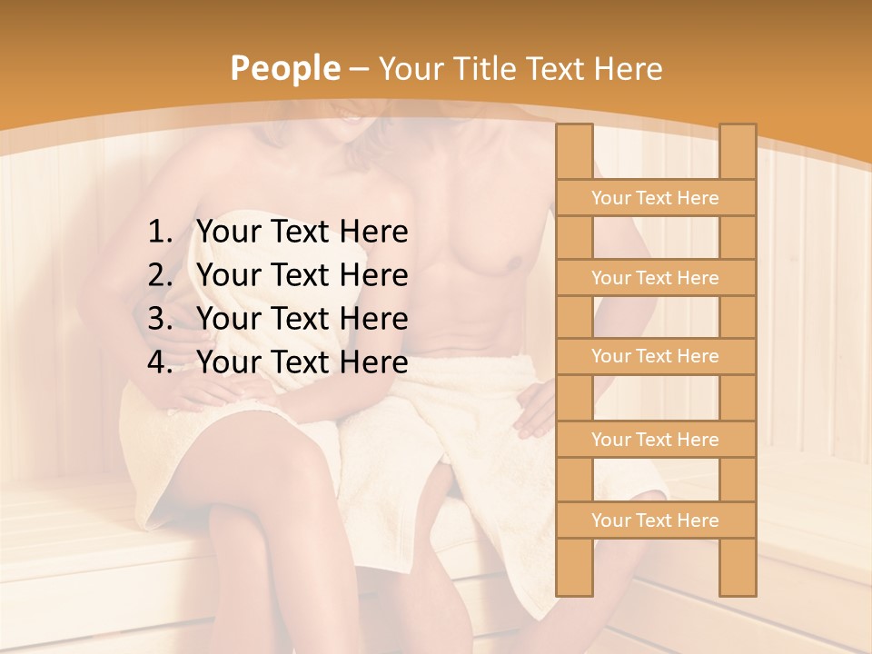 Blond Heat Spa PowerPoint Template
