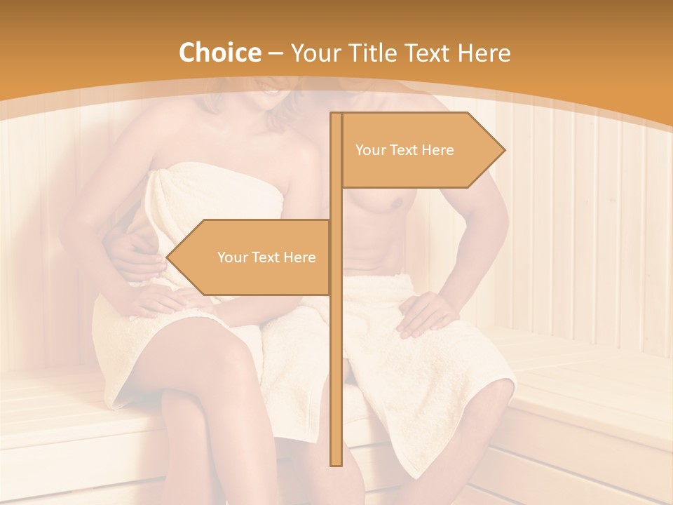Blond Heat Spa PowerPoint Template