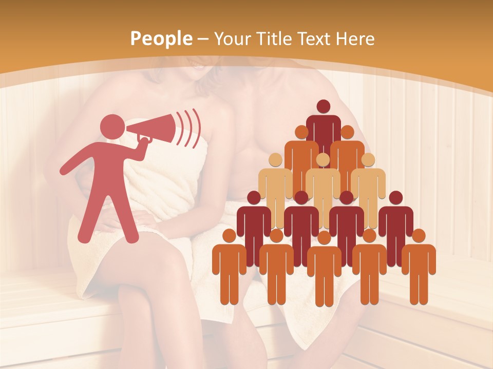 Blond Heat Spa PowerPoint Template