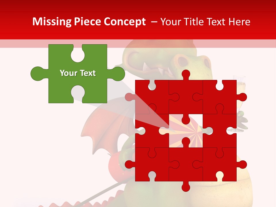 Champagne Cute Head PowerPoint Template