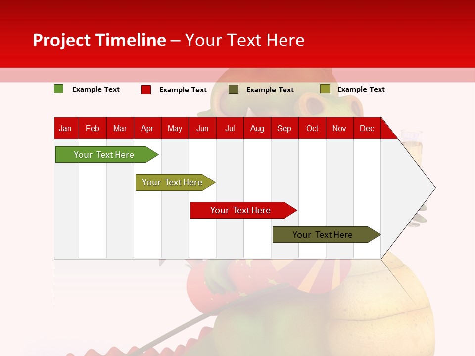 Champagne Cute Head PowerPoint Template