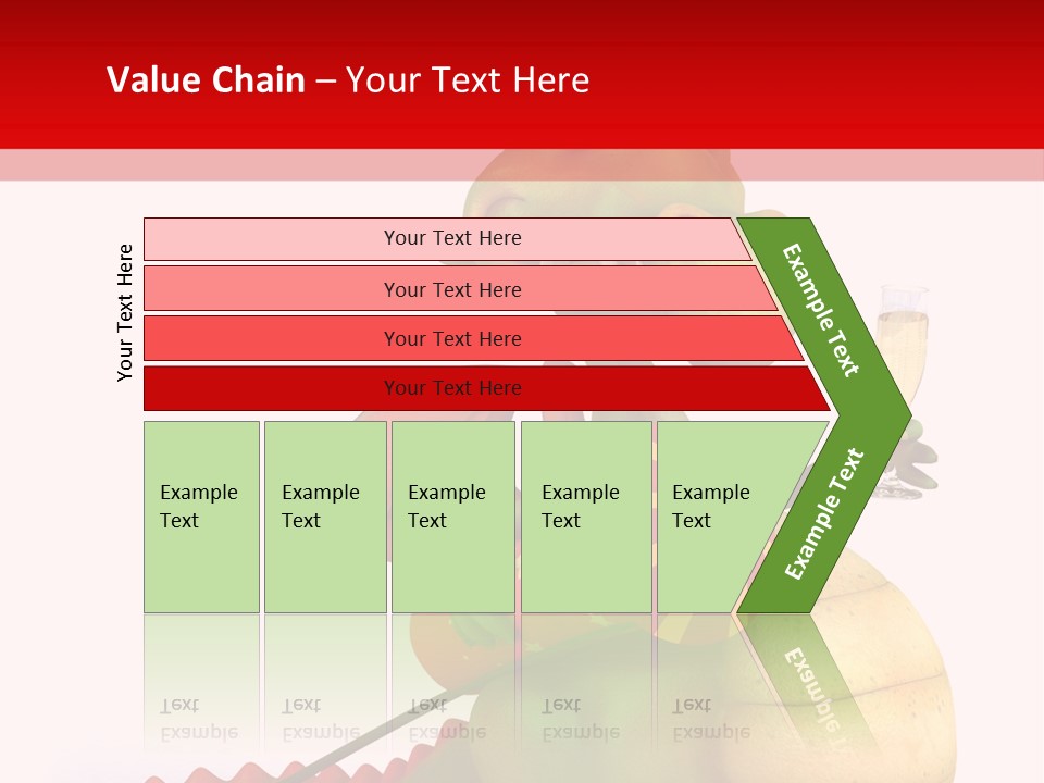 Champagne Cute Head PowerPoint Template