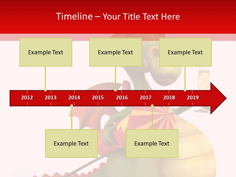 Champagne Cute Head PowerPoint Template