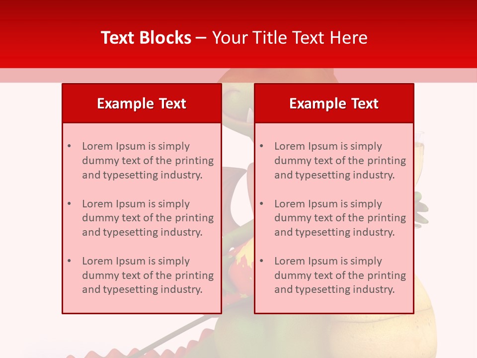 Champagne Cute Head PowerPoint Template