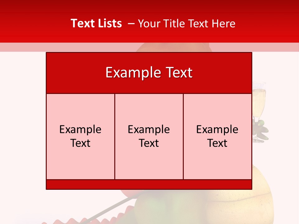 Champagne Cute Head PowerPoint Template