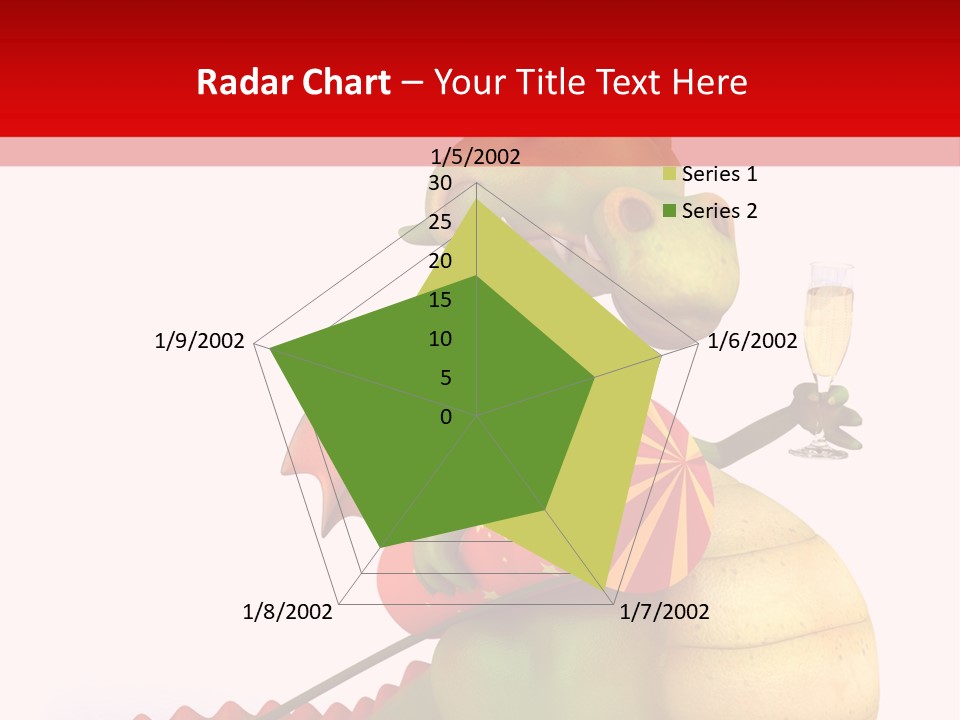 Champagne Cute Head PowerPoint Template