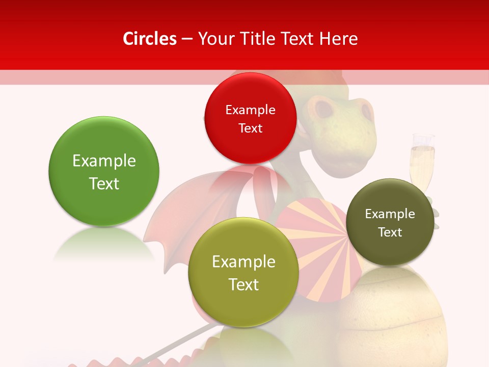 Champagne Cute Head PowerPoint Template