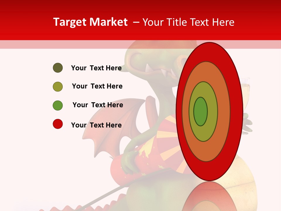 Champagne Cute Head PowerPoint Template