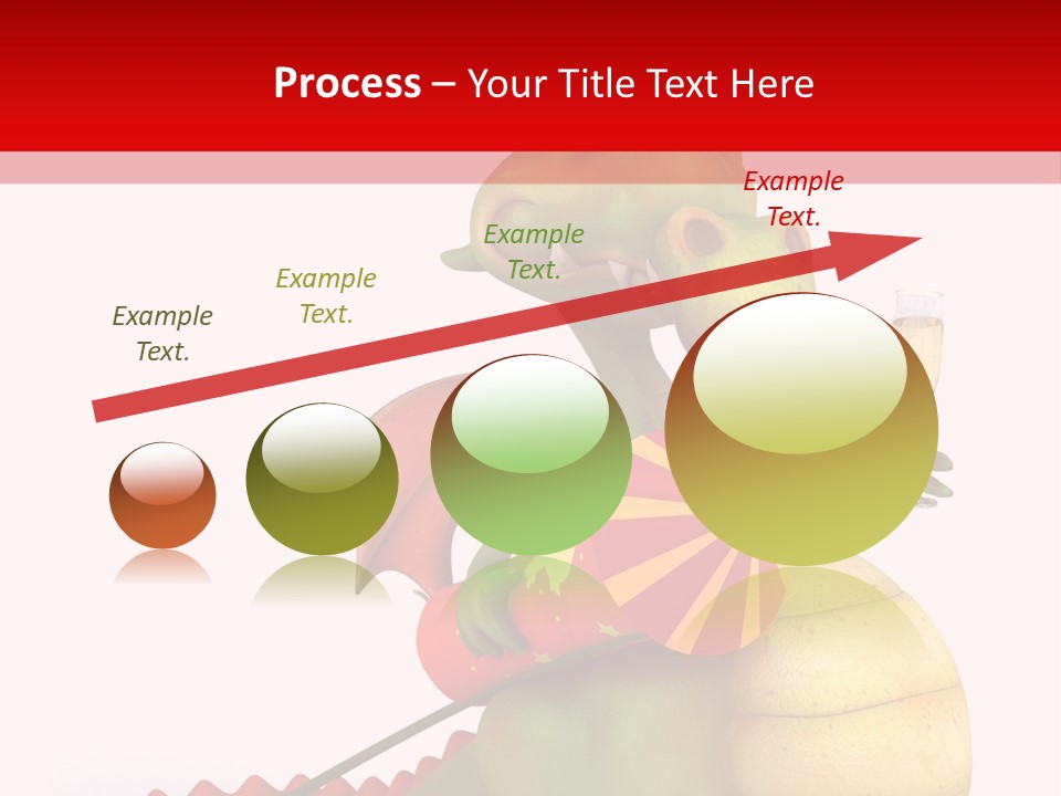 Champagne Cute Head PowerPoint Template