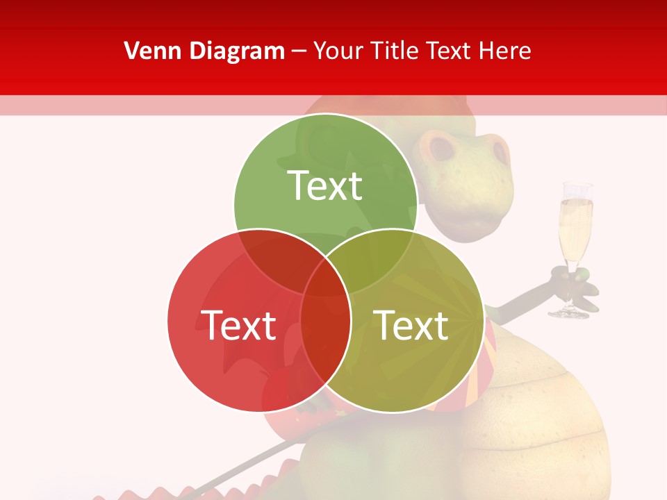 Champagne Cute Head PowerPoint Template