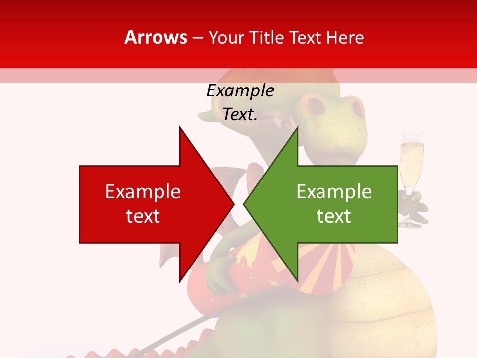 Champagne Cute Head PowerPoint Template