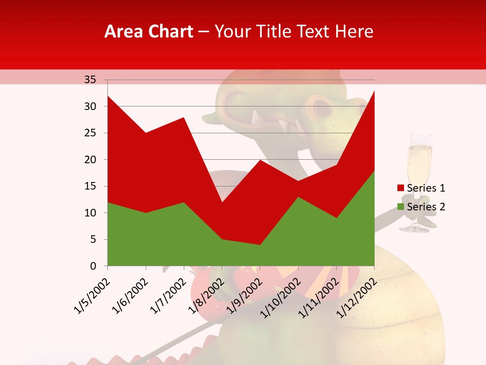Champagne Cute Head PowerPoint Template