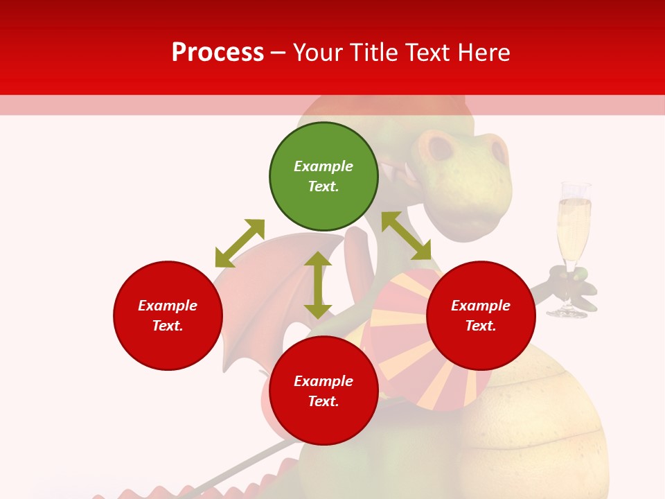 Champagne Cute Head PowerPoint Template