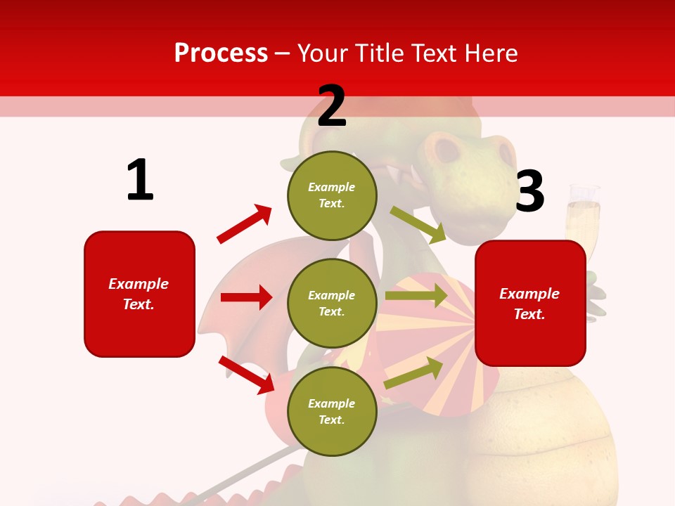 Champagne Cute Head PowerPoint Template