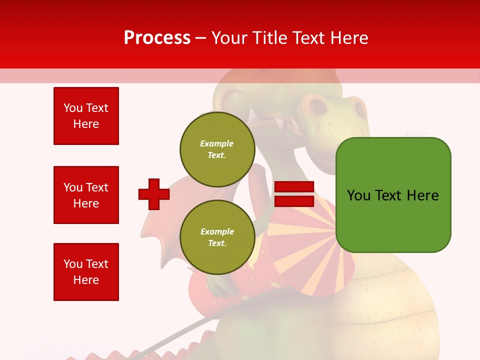 Champagne Cute Head PowerPoint Template