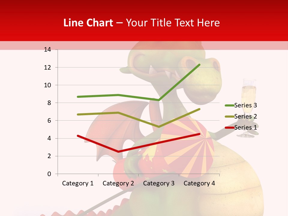 Champagne Cute Head PowerPoint Template