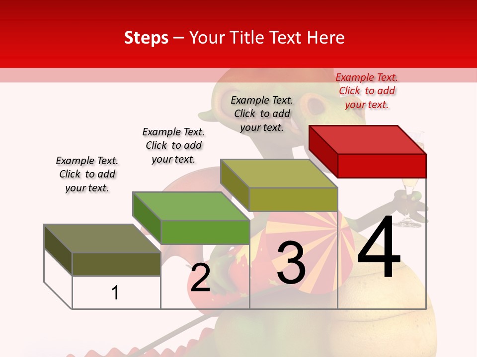 Champagne Cute Head PowerPoint Template