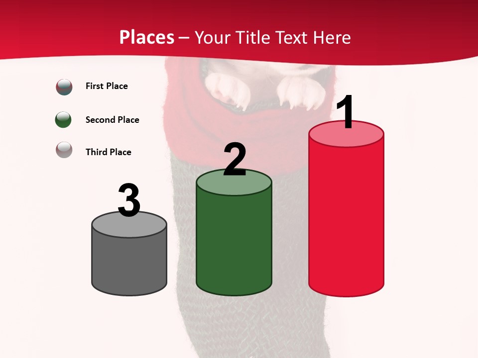 Stocking Present Comic PowerPoint Template