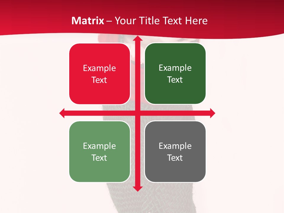 Stocking Present Comic PowerPoint Template