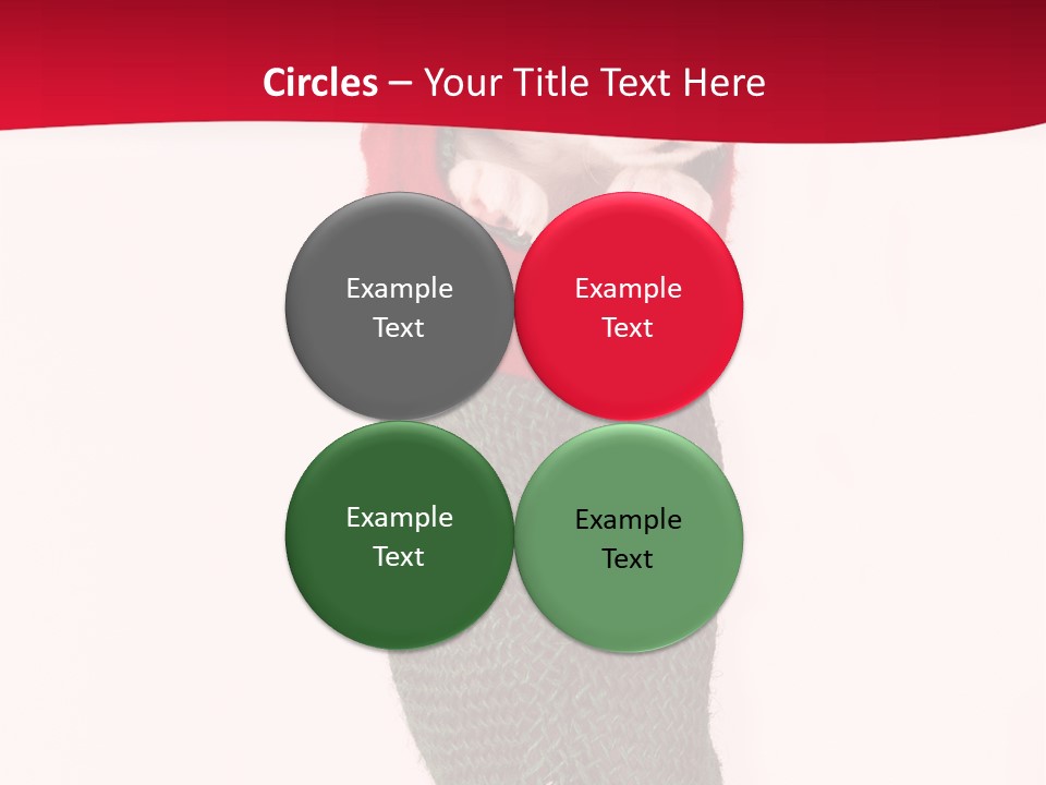 Stocking Present Comic PowerPoint Template