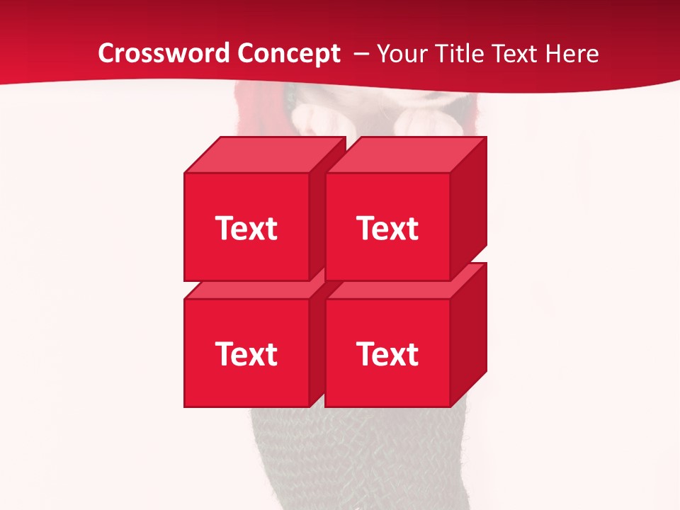 Stocking Present Comic PowerPoint Template
