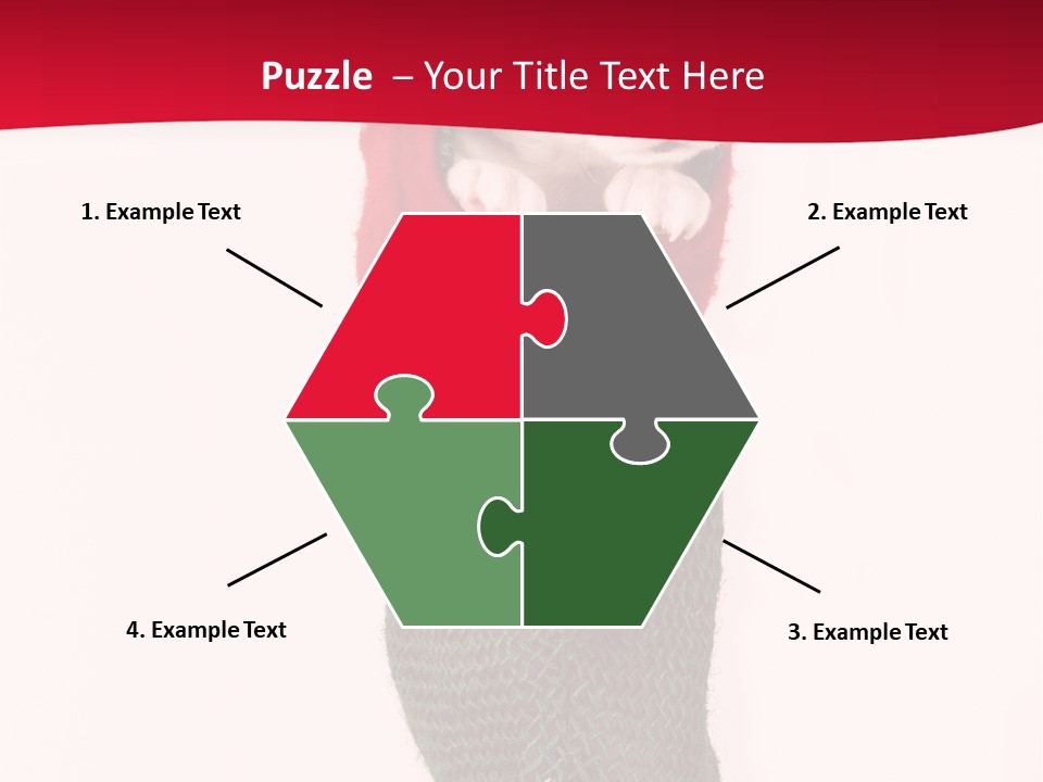 Stocking Present Comic PowerPoint Template