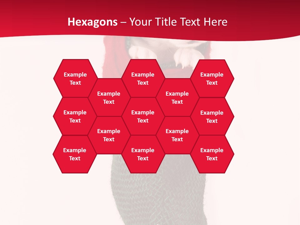 Stocking Present Comic PowerPoint Template