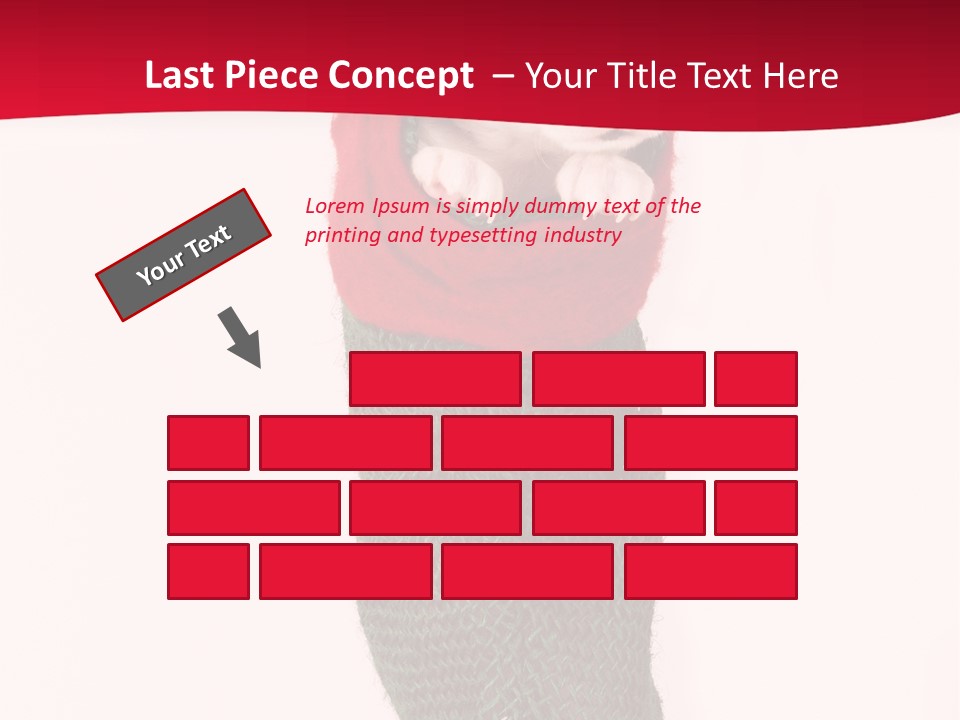 Stocking Present Comic PowerPoint Template