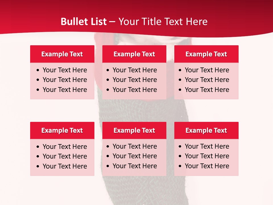 Stocking Present Comic PowerPoint Template