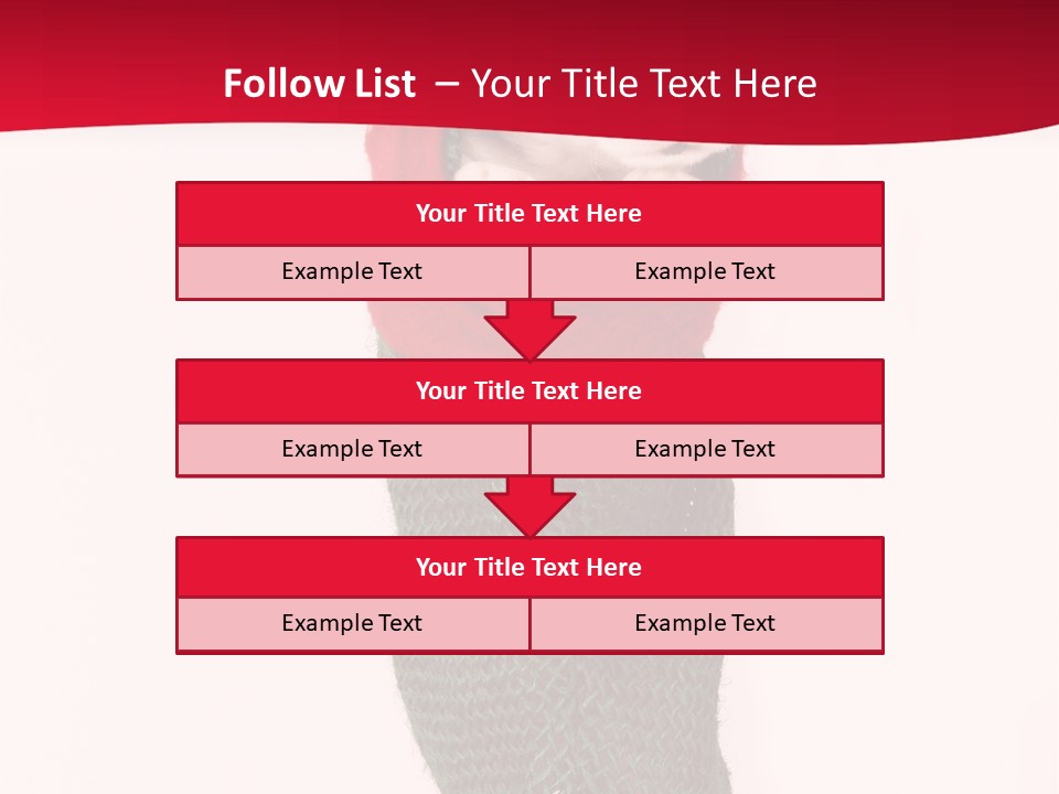 Stocking Present Comic PowerPoint Template