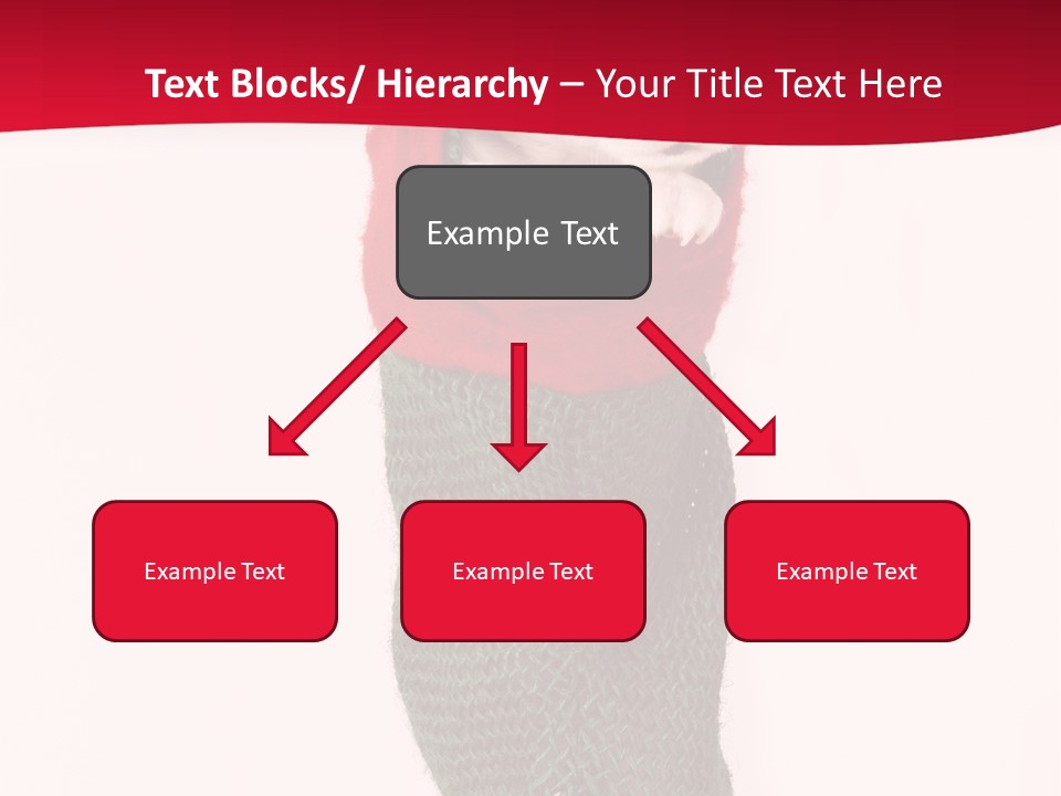 Stocking Present Comic PowerPoint Template