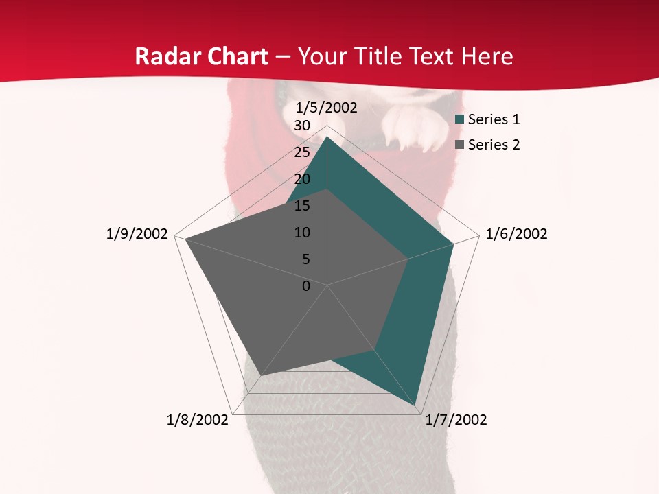 Stocking Present Comic PowerPoint Template