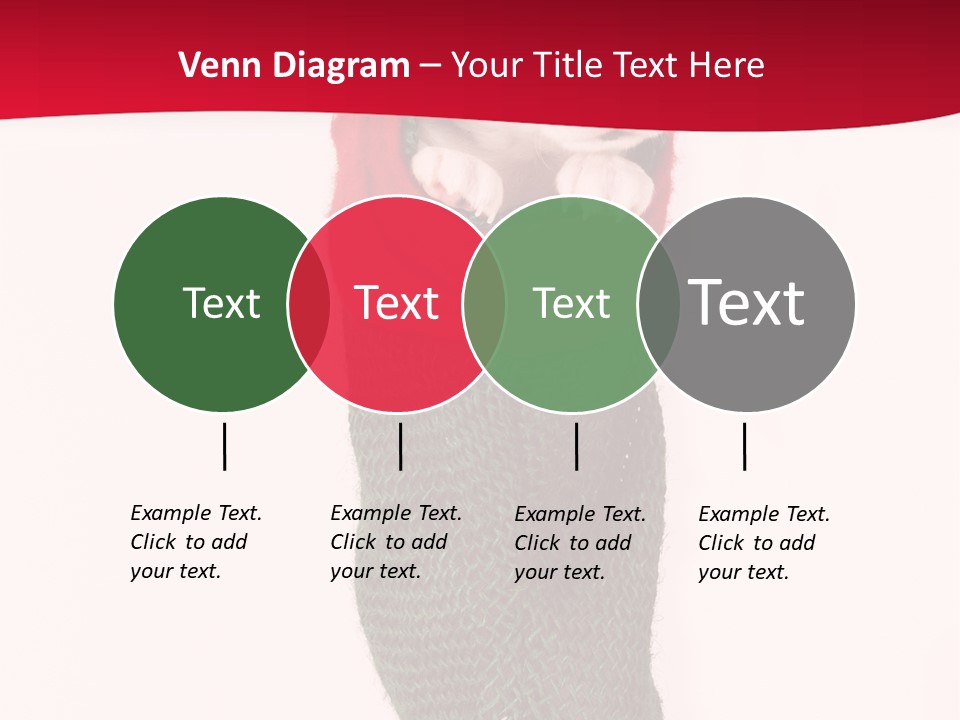 Stocking Present Comic PowerPoint Template