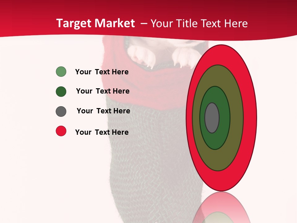 Stocking Present Comic PowerPoint Template