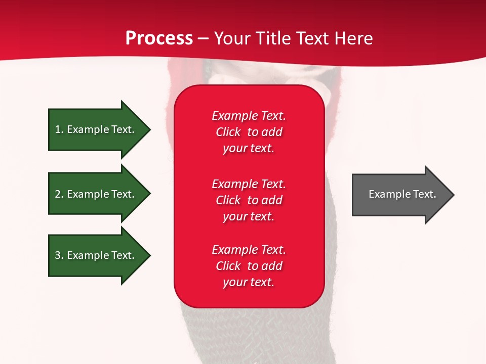 Stocking Present Comic PowerPoint Template