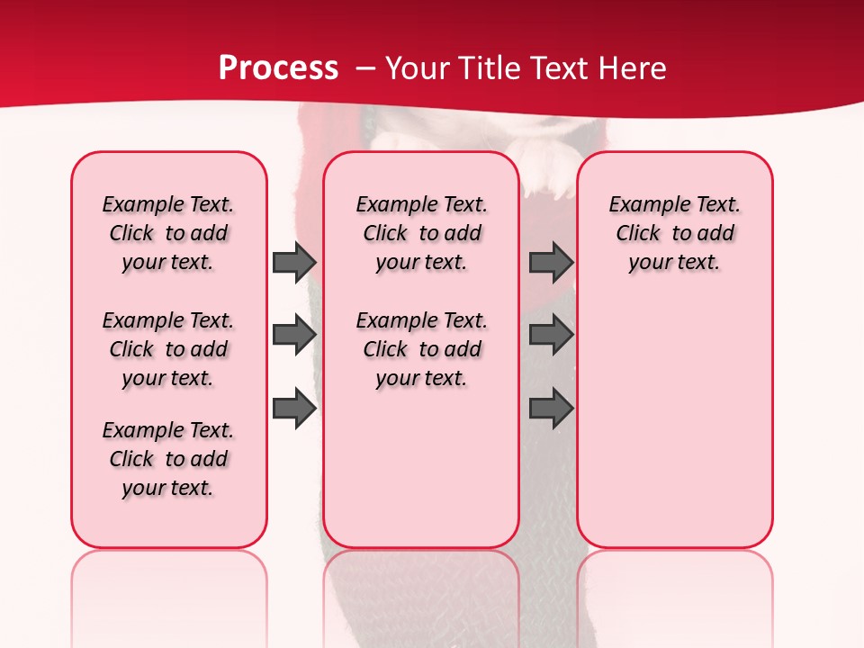 Stocking Present Comic PowerPoint Template