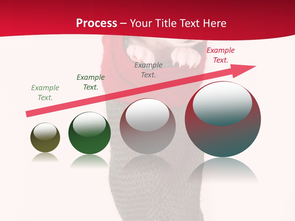 Stocking Present Comic PowerPoint Template