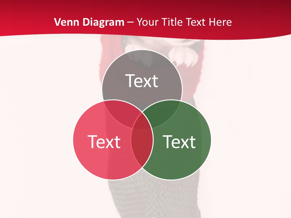 Stocking Present Comic PowerPoint Template