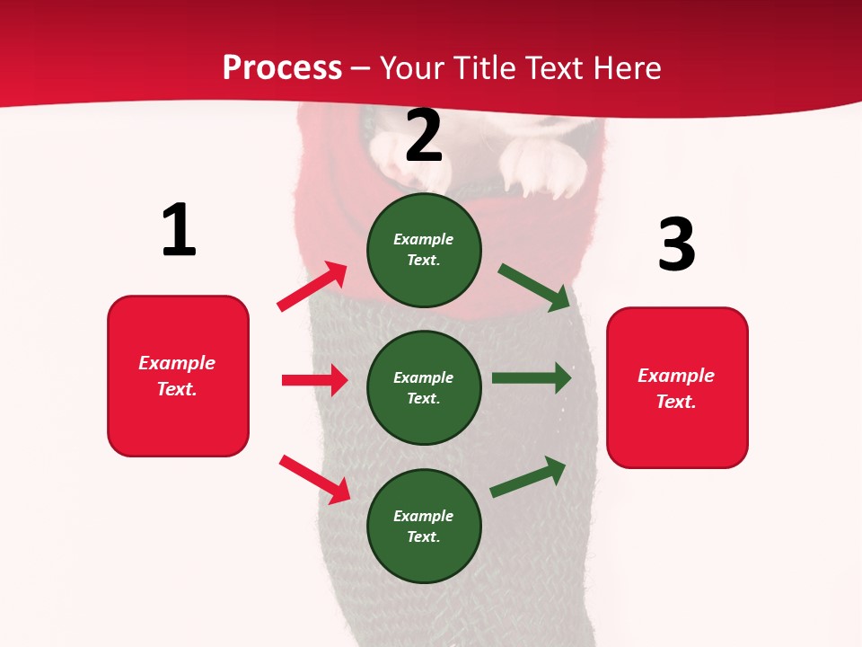 Stocking Present Comic PowerPoint Template