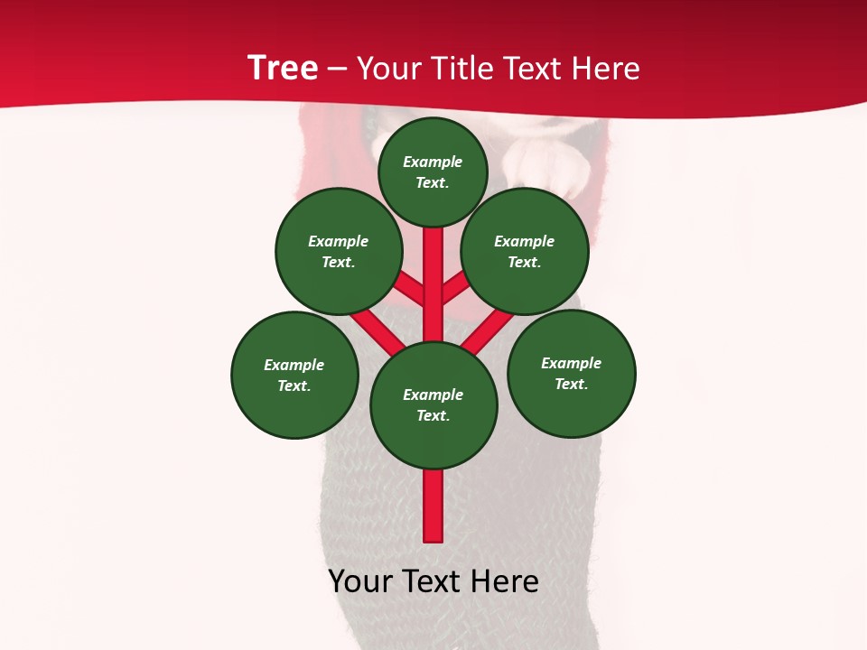 Stocking Present Comic PowerPoint Template