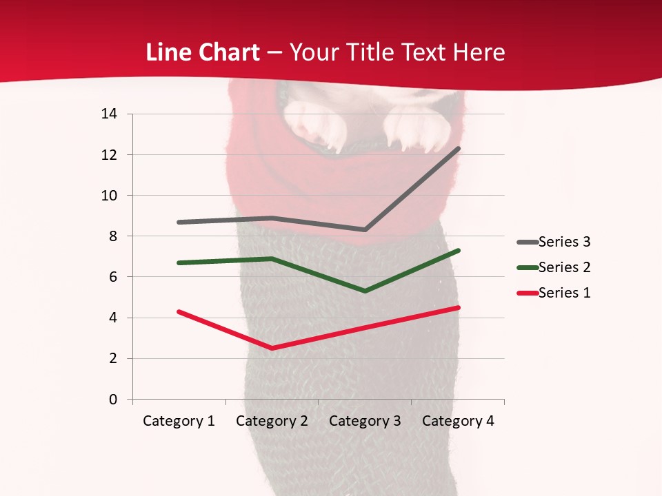 Stocking Present Comic PowerPoint Template