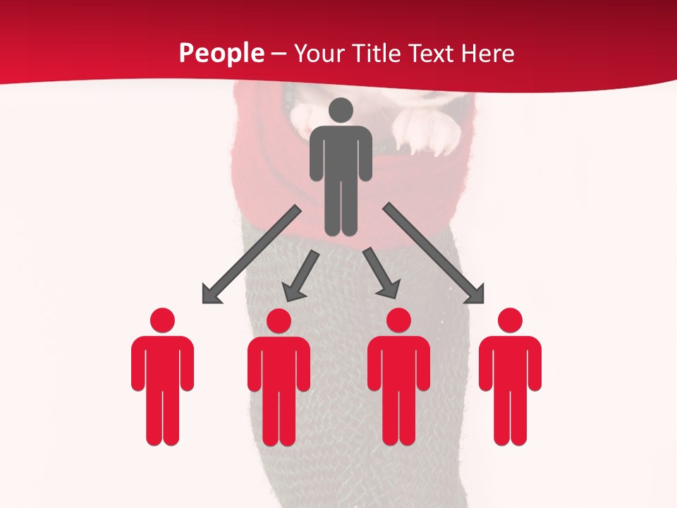 Stocking Present Comic PowerPoint Template