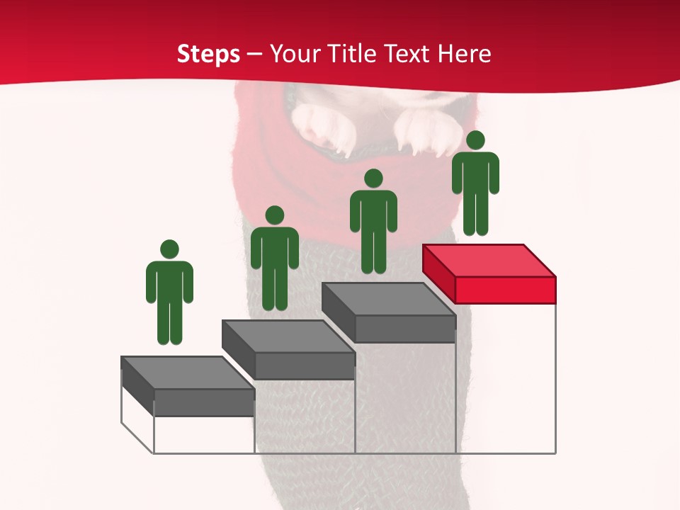 Stocking Present Comic PowerPoint Template