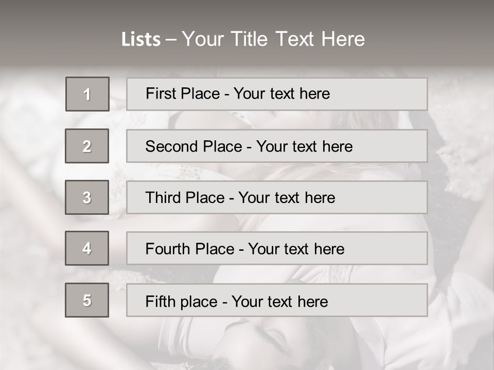 Togetherness Beauty Outdoors PowerPoint Template