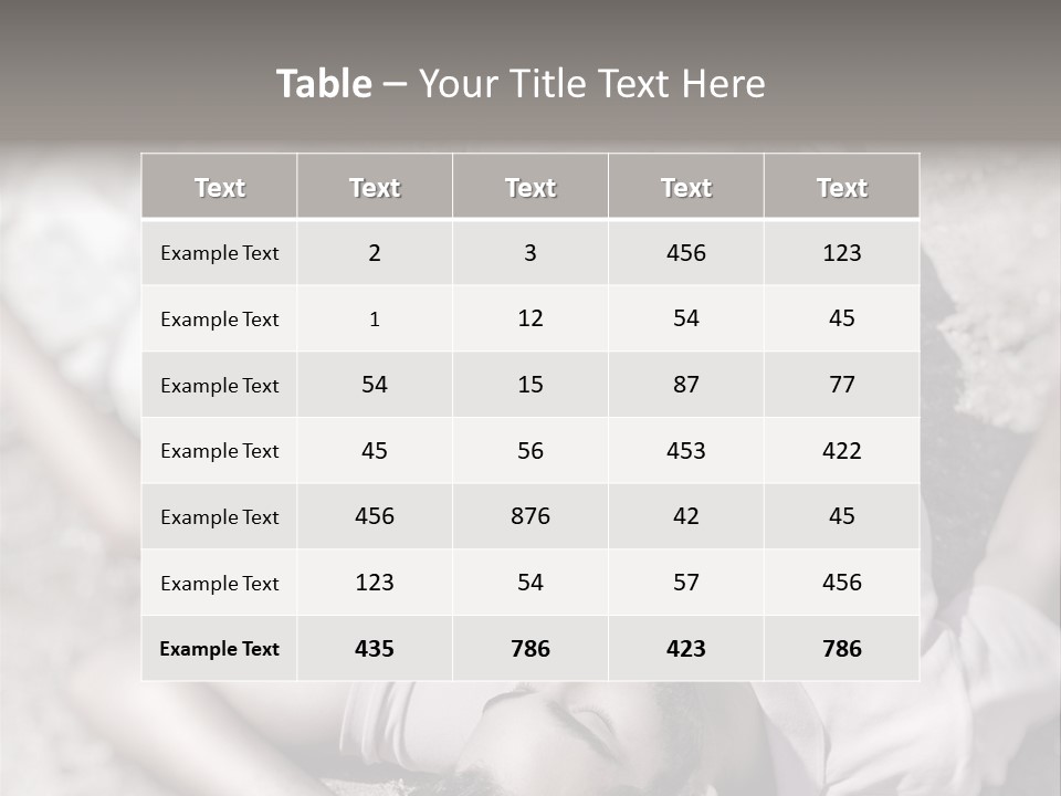 Togetherness Beauty Outdoors PowerPoint Template