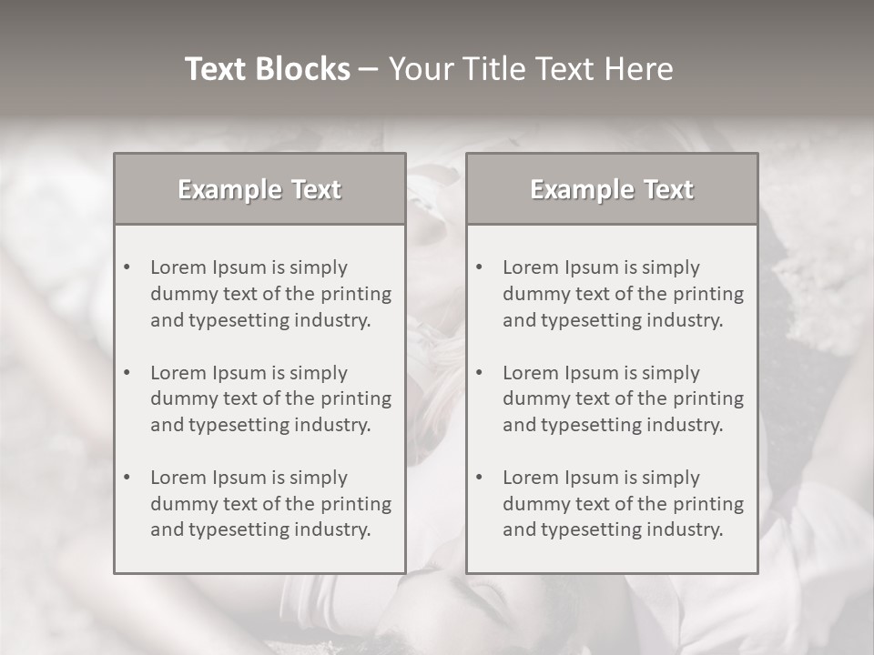 Togetherness Beauty Outdoors PowerPoint Template